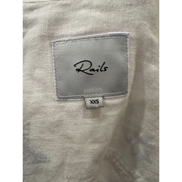 RAILS White Star Embroidered Button Down Shirt Size XXS - Picture 6 of 6